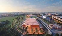 Aerial view of HS2 Washwood Heath depot