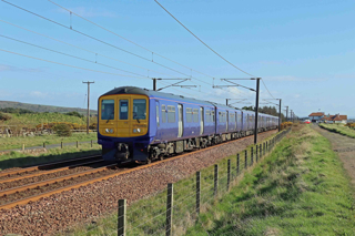 A Class 769 unit on test between Kilmarnock and Elderslie in April 2024. STUART FOWLER
