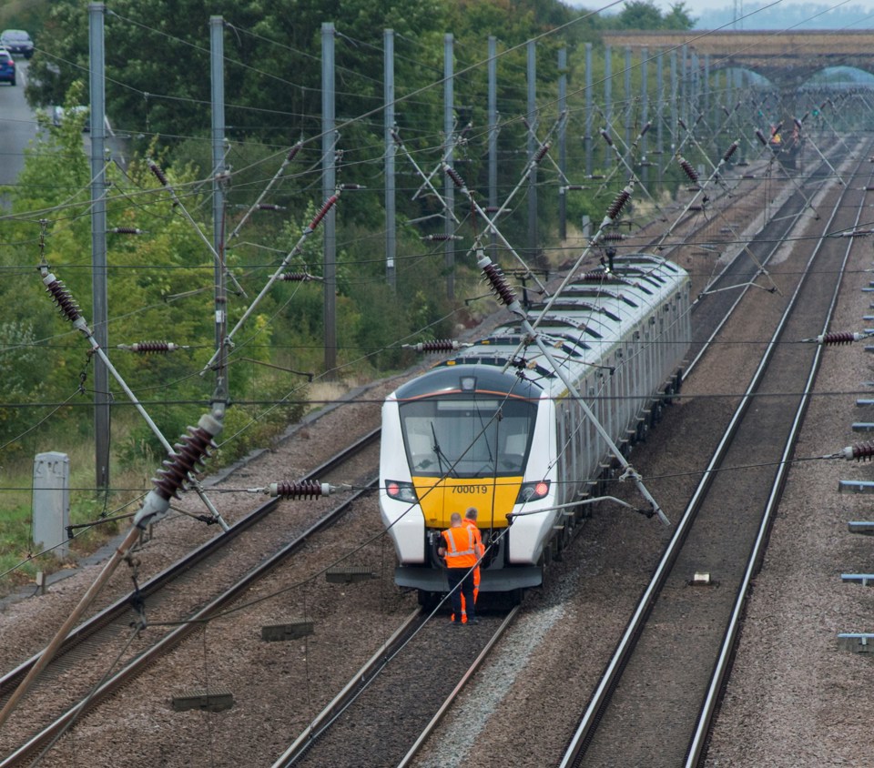 700019 on test on the East Coast Main Line. PETER FOSTER.