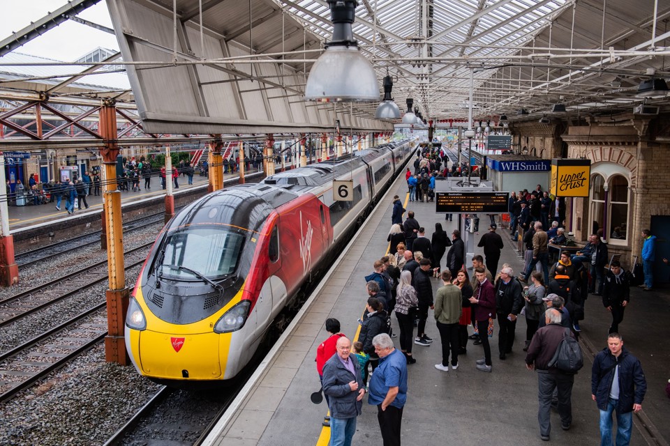 Services will continue on towards Manchester Victoria after passing through Crewe. JACK BOSKETT.