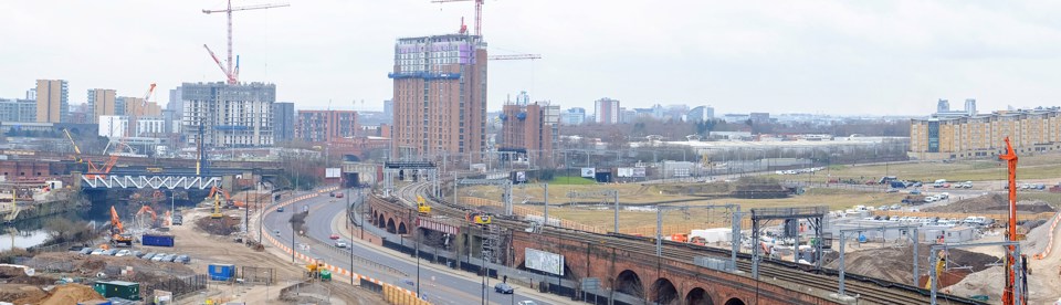 Progress at the Ordsall Chord. RUSSELL WYKES.