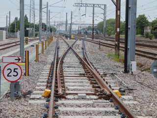 Trackwork at Hornsey. NETWORK RAIL.