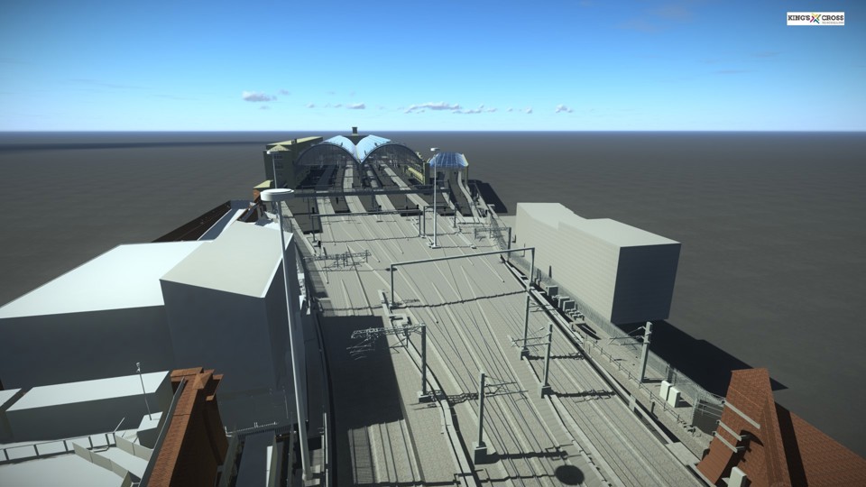 An artist's impression of the remodelled King's Cross. NETWORK RAIL.