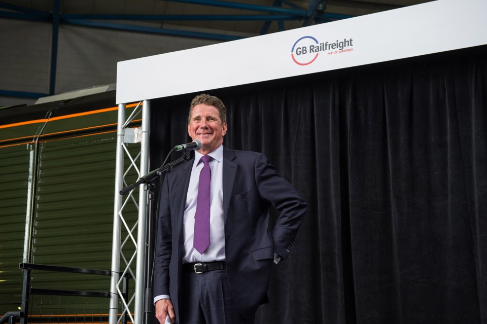 GB Railfreight Managing Director John Smith. JACK BOSKETT.