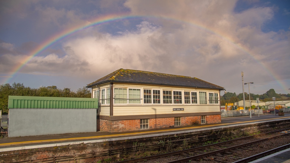 Par Signal box, Cornwall, in 2024. NETWORK RAIL