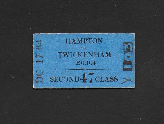 Edmonson railway ticket