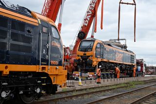 First GBRf Class 99s arrive in the UK and expected in service by end of 2025