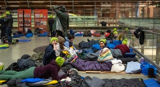 Railway Children Charity sleepover station fundraising