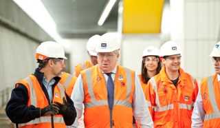 McLoughlin witnesses Crossrail’s rapid development