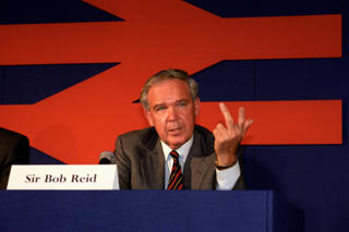 Former British Rail Chairman, Sir Bob Reid. ALAMY.