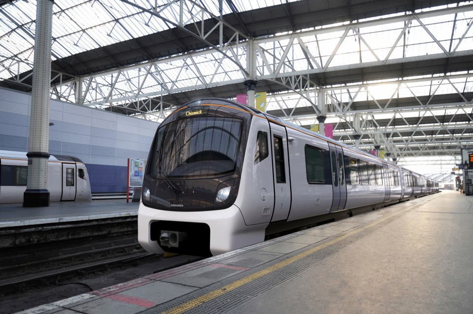 An artist's impression of a South West Aventra. FIRSTGROUP.