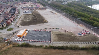 An aerial view of Wixams in April 2025. WANDERING NORTHERNER.