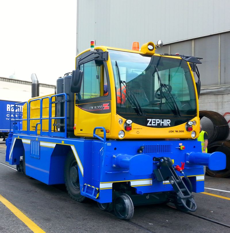 Zephir LOK 16.300 depot shunter. Picture: Porterbrook