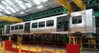 Crossrail first bodyshell unveiled