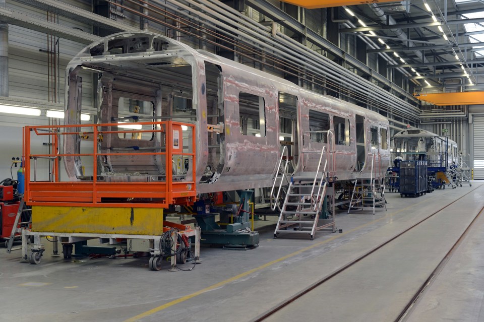 Two Class 700 bodyshells